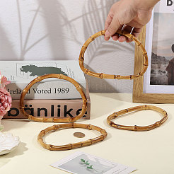 Bamboo Stick D Ring Bag Handles&nbsp;LS-PURS-WH0816-004