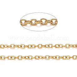 3.28 Feet Ion Plating(IP) 304 Stainless Steel Cable Chains&nbsp;X-CHS-H009-25G