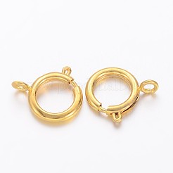 Brass Spring Ring Clasps&nbsp;LS-KK-H419-G