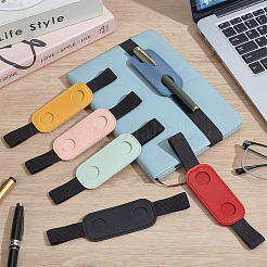 6Pcs 6 Colors PU Leather Single Pen Case&nbsp;AJEW-PH0006-85