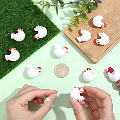 12Pcs Easter Silicone Beads&nbsp;SIL-PA0001-60