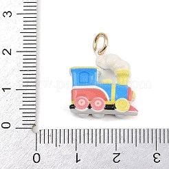 Amusement Park Spray Painted Brass Pendants&nbsp;LS-KK-CBA7736-01A