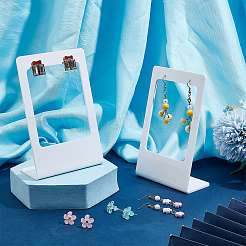 Acrylic Earring Display Stands&nbsp;EDIS-WH0012-46B
