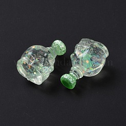 Dummy Bottle Transparent Resin Cabochon&nbsp;LS-RESI-E025-04B