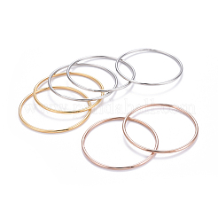 7Pcs 201 Stainless Steel Plain Bangle Sets for Women&nbsp;BJEW-L664-022B-M02