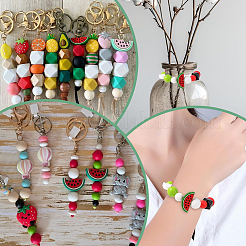 Summer Theme Silicone Focal Beads&nbsp;SIL-SC0002-71
