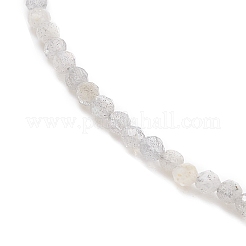 Natural Labradorite Round Beads Bracelets&nbsp;BJEW-JB09390-03