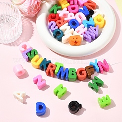 52Pcs 26 Styles Opaque Acrylic European Beads&nbsp;OACR-YW0004-13