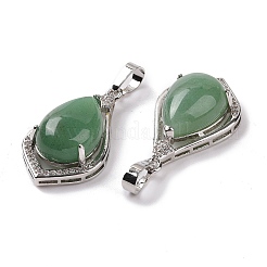 Natural Green Aventurine Pendants&nbsp;G-H283-04P-21