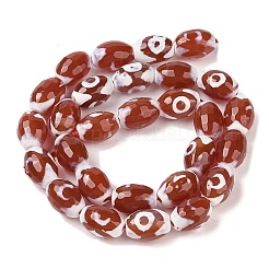 Natural Tibetan dZi Agate Beads Strands&nbsp;G-Q194-B02-01
