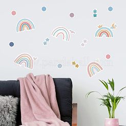 4 Sheet 4 Styles Waterproof Vinyl Wall Stickers&nbsp;DIY-WH0308-214