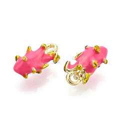 Alloy Enamel Pendants&nbsp;PALLOY-T090-53