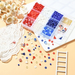 DIY Independence Day Jewelry Making Finding Kit&nbsp;DIY-YW0006-85