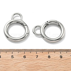 304 Stainless Steel Spring Gate Clasp Findings&nbsp;STAS-B082-05A-P