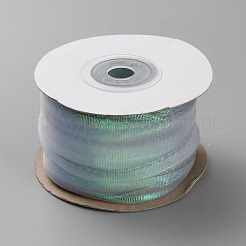 Rainbow Iridescent Laser Polyester Ribbon&nbsp;OCOR-WH0086-78F