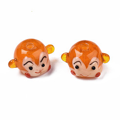 Handmade Bumpy Lampwork Beads Strands&nbsp;LAMP-N021-033