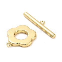 Brass Toggle Clasps&nbsp;KK-L229-010G