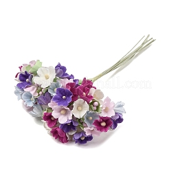 Cloth & Paper & Iron Artificial Mini Flower Bouquet for DIY Crafts&nbsp;FB-CBA59DF-02H