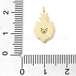 Brass Micro Pave Cubic Zirconia Pendants&nbsp;LS-KK-S514-04D-G