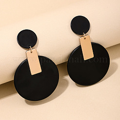 Alloy Acrylic Dangle Stud Earrings&nbsp;FS-WGB5909-03