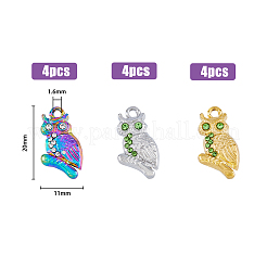 12Pcs 3 Colors 304 Stainless Steel Pendants&nbsp;STAS-FH0001-82
