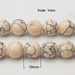 Synthetic Turquoise Beads Strands&nbsp;TURQ-H038-10mm-XXS06