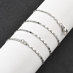 Brass Link Chain Necklaces for Women&nbsp;NJEW-D302-30P