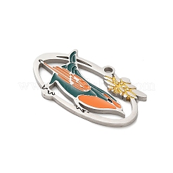 304 Stainless Steel Enamel Pendants&nbsp;STAS-Z123-01P