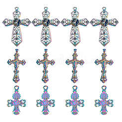 12Pcs 3 Style Alloy Big Pendants&nbsp;FIND-FH0002-39