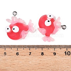 Opaque Resin Pendants&nbsp;RESI-D055-094P