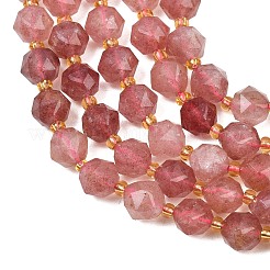 Natural Strawberry Quartz Beads Strands&nbsp;GG-NH0014-A01