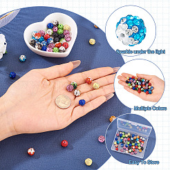 52Pcs 13 Colors Polymer Clay Rhinestone Beads&nbsp;RB-TA0001-21