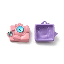 Spray Painted Alloy Pendants&nbsp;PALLOY-K010-24