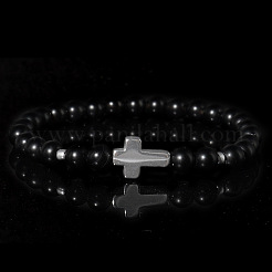 Glass Round Beads Stretch Bracelets&nbsp;RR0079