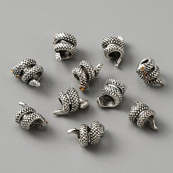 Alloy European Beads&nbsp;ALRI-WH0008-21A