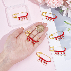 6Pcs Alloy Safety Pin Findings&nbsp;JEWB-PH01281