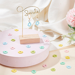 40Pcs 5 Colors Baking Paint Alloy Pendants&nbsp;FIND-AR0003-75