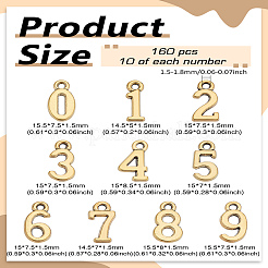 160Pcs 10 Styles Tibetan Style Alloy Pendants&nbsp;FIND-LP0002-73
