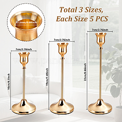 3Pcs 3 Styles Metal Candle Holder Sets&nbsp;DIY-WA0001-37EB