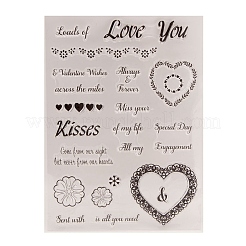 Valentine's Day Love Silicone Stamps&nbsp;PW-WG8ABC7-01
