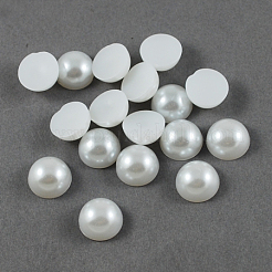 10000pcs ABS Plastic Imitation Pearl Cabochons&nbsp;SACR-S738-3mm-M