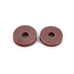 Handmade Polymer Clay Beads Strands&nbsp;CLAY-R089-8mm-T025