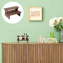2-Tier Wooden Jewelry Organizer Display Risers&nbsp;ODIS-WH0058-19A
