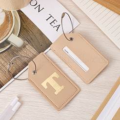 PU Leather Luggage Tag&nbsp;AJEW-WH20010-81D