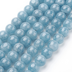 Natural Blue Quartz Beads Strands&nbsp;G-O047-07-6mm
