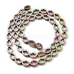 Electroplated Synthetic Non-magnetic Hematite Beads Strands&nbsp;G-L613-Z01-01J