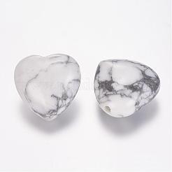 Natural Howlite Beads&nbsp;G-E338-11J