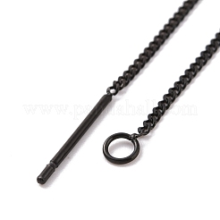 304 Stainless Steel Stud Earring Finding&nbsp;STAS-E161-07EB
