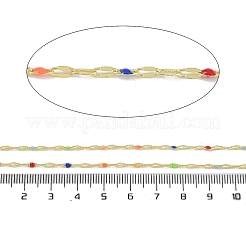 Rack Plating Brass Dapped Chains&nbsp;AJEW-Q153-03G-02