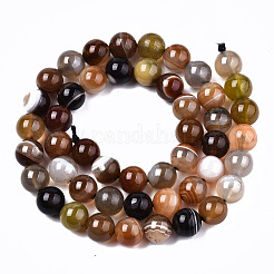 Natural Agate Beads Strands&nbsp;G-T131-34A